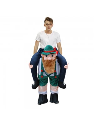 Bier Mann Schotte Kobold Tragen mich Reiten auf Halloween Weihnachten Kostüm zum Erwachsene/Kind