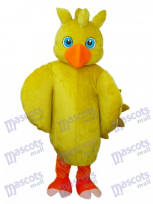 Gelbe Küken Maskottchen Erwachsene Kostüm Tier