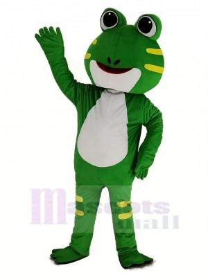 Süß Grün Frosch Maskottchen Kostüm