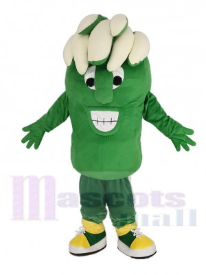 Komisch Grün Welle Maskottchen Kostüm