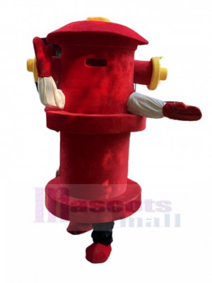 Feuerhydrant maskottchen kostüm