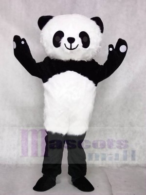 Haariger Panda Maskottchen Kostüme Tier