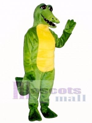 Freundliches Alligator Maskottchen Kostüm Erwachsene