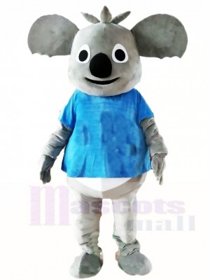 Blaues Shirt Koala Bär Maskottchen Kostüme Tier