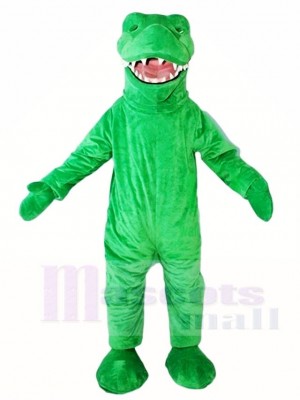 Grünes Krokodil Alligator Maskottchen Kostüme Tier