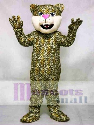 Pink Nase Leopard / Gepard / Jaguar Maskottchen Kostüm