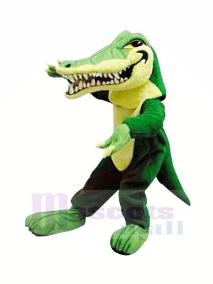 Heftig Alligator mit Groß Mund Maskottchen Kostüme