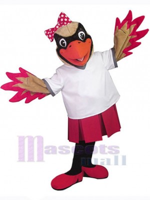 Kardinal Vogel maskottchen kostüm