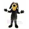 Cool Schwarz Hund Maskottchen Kostüm Tier