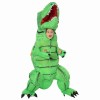 Grün T-Rex Dinosaurier Aufblasbar Kostüm Luft Schlag oben Party Passen zum Erwachsener/Kind