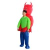 rot Teufel Dämon Monster Tragen mich Aufblasbar Kostüm Halloween Weihnachten Kostüm zum Erwachsene
