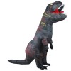 Grau Tyrannosaurus T-Rex Dinosaurier Aufblasbar Kostüm Halloween Weihnachten zum Erwachsener/Kind