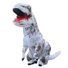 Weiß Tyrannosaurus T-Rex Dinosaurier Aufblasbar Kostüm Halloween Weihnachten zum Erwachsener/Kind