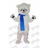 Netter Eisbär Adult Maskottchen Kostüm Tier