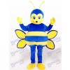 Blaues Bienen Insekt Maskottchen Kostüm