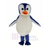Blau und Weiß Pinguin mit Orange Mund Maskottchen Kostüm