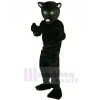 Schwarz Panther mit Lange Schwanz Maskottchen Kostüme Tier