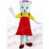 Rote weibliche Katze Tier Maskottchen Kostüm für Erwachsene