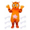 Orange Star Cat Maskottchen Adult Kostüm Tier