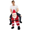 Erröten Santa Claus Tragen mich Reiten auf Halloween Weihnachten Kostüm zum Erwachsener/Kind