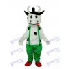 Kuh in Grün Insgesamt Maskottchen Erwachsene Kostüm Tier