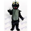Schwarzes Dinosaurier Tier Maskottchen Kostüm für Erwachsene