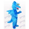 Blauer Stegosaurus Erwachsener Maskottchen lustiges Kostüm
