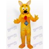Gelber Hund Tier Maskottchen Kostüm für Erwachsene