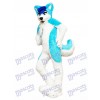 Blauer Husky Hund Maskottchen Kostüm Tier Cartoon