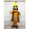 Trojan Warrior Maskottchen Kostüm mit einem Mantel