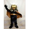 Thor das Riesen-Wikinger-Maskottchen-Kostüm mit weißem Helm