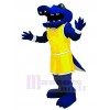 Leistung Alligator mit Gelb Uniform Maskottchen Kostüm Tier