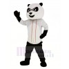 Baseball Panda mit Weiß T-Shirt Maskottchen Kostüm Tier