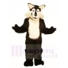 Schwarzweiss-Wolf Maskottchen Kostüm Kostenloser Versand