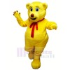 Gelb Süß Teddy Bär Maskottchen Kostüme Karikatur