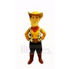 Süß Cowboy Woody Maskottchen Kostüm Karikatur Menschen