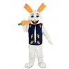 Ostern Hase mit Karotte Maskottchen Kostüm Erwachsene