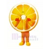 Saftig Orange Maskottchen Kostüm Karikatur
