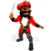 Hoch Qualität Pirat im rot Maskottchen Kostüm Menschen