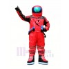 rot Astronaut Raumfahrer Maskottchen Kostüm Erwachsene