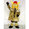 Thor der riesige Wikinger Maskottchen Kostüme mit roten helm menschen