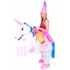 Tragen Sie mich auf Unicorn aufblasbare Halloween Weihnachts kostüme für Erwachsene