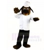 Braun Hund Chef Cook Maskottchen Kostüme Tier