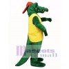 Tuff Gator mit Shirt & Hut Maskottchen Kostüm