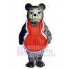New Thelma Bear with Dress Mascot Costume