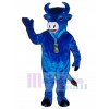 Blau Belle Rinder Maskottchen Kostüm
