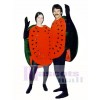 Wassermelone halbe Maskottchen Kostüm Obst