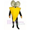 Käse Scheibe mit Maus Haube Maskottchen Kostüm