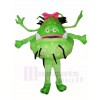 Grün Bakterien Keim Ausländer Mädchen Maskottchen Kostüme