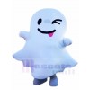 Zwinker Weiß Geist Geist Maskottchen Kostüme Halloween